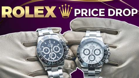 rolex prices going down